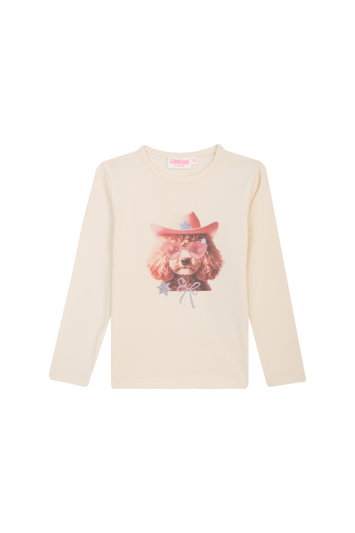Someone winter t-shirt meisjes - donker beige - longsleeve - Daphne afbeelding