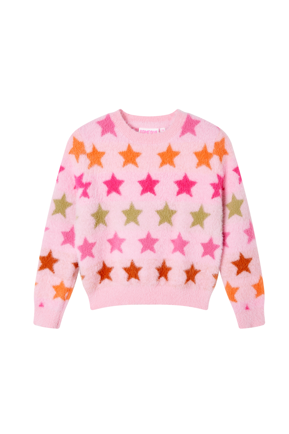 Someone winter sweater meisjes - licht roze - Daphne afbeelding