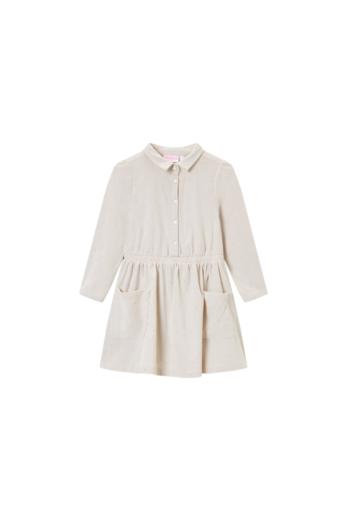 Someone winter jurk meisjes - donker beige - Daphne afbeelding