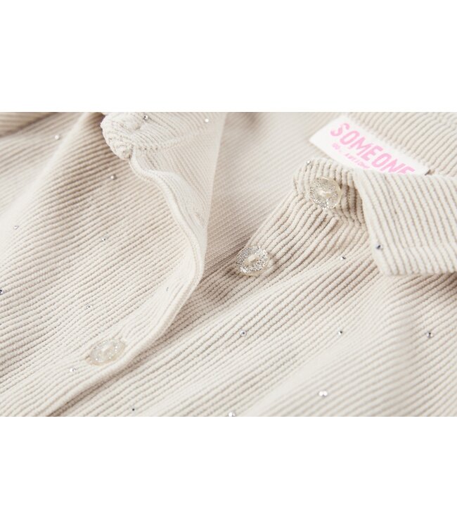 Someone winter jurk meisjes - donker beige - Daphne