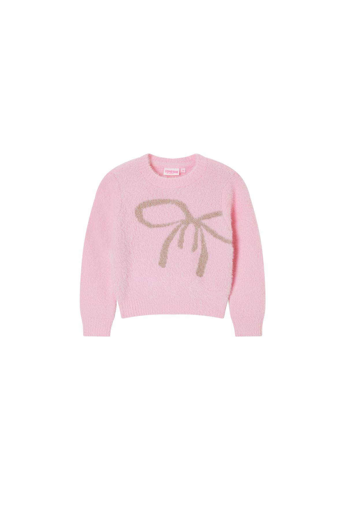 Someone winter sweater meisjes - licht roze - Lizanne afbeelding