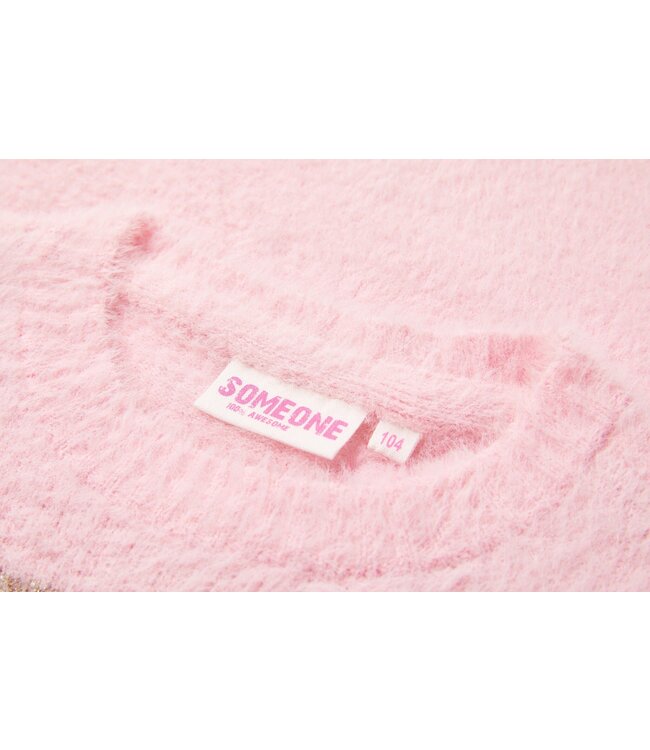 Someone winter sweater meisjes - licht roze - Lizanne