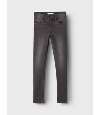 Name it winter jeans broek meisjes - donker grijs - skinny fit - NkfPolly