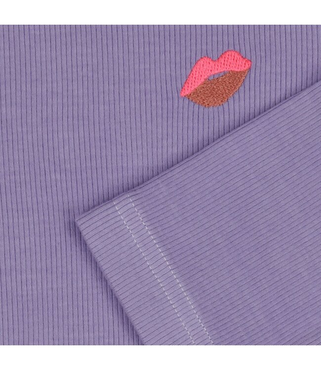 Tumble & Dry winter longsleeve t-shirt meisjes - paars - Bonheur