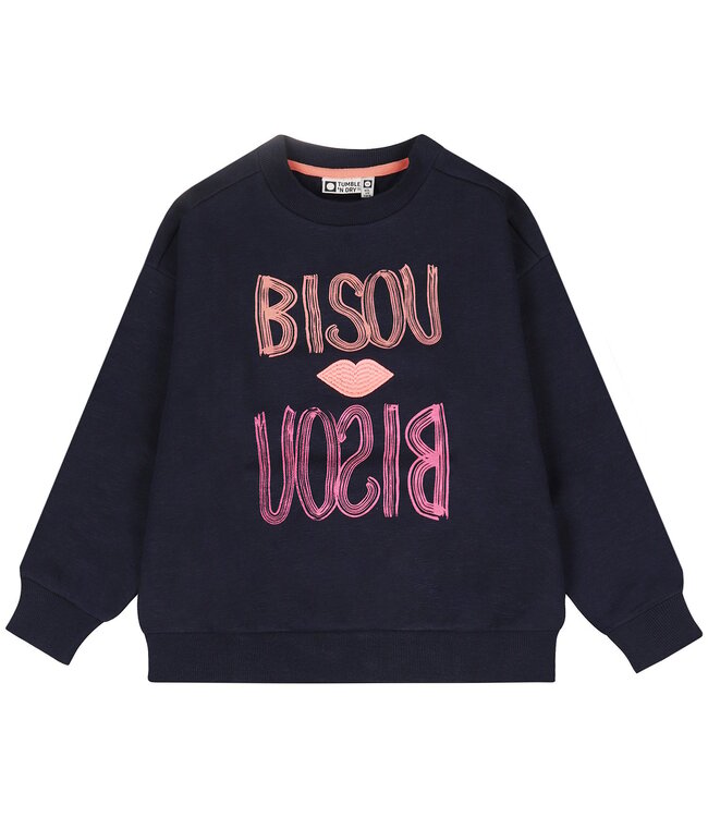 Tumble & Dry winter sweater meisjes - navy blauw - Gioia