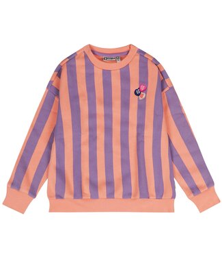 Tumble & Dry winter sweater meisjes - oranje/lila - Bellissimo
