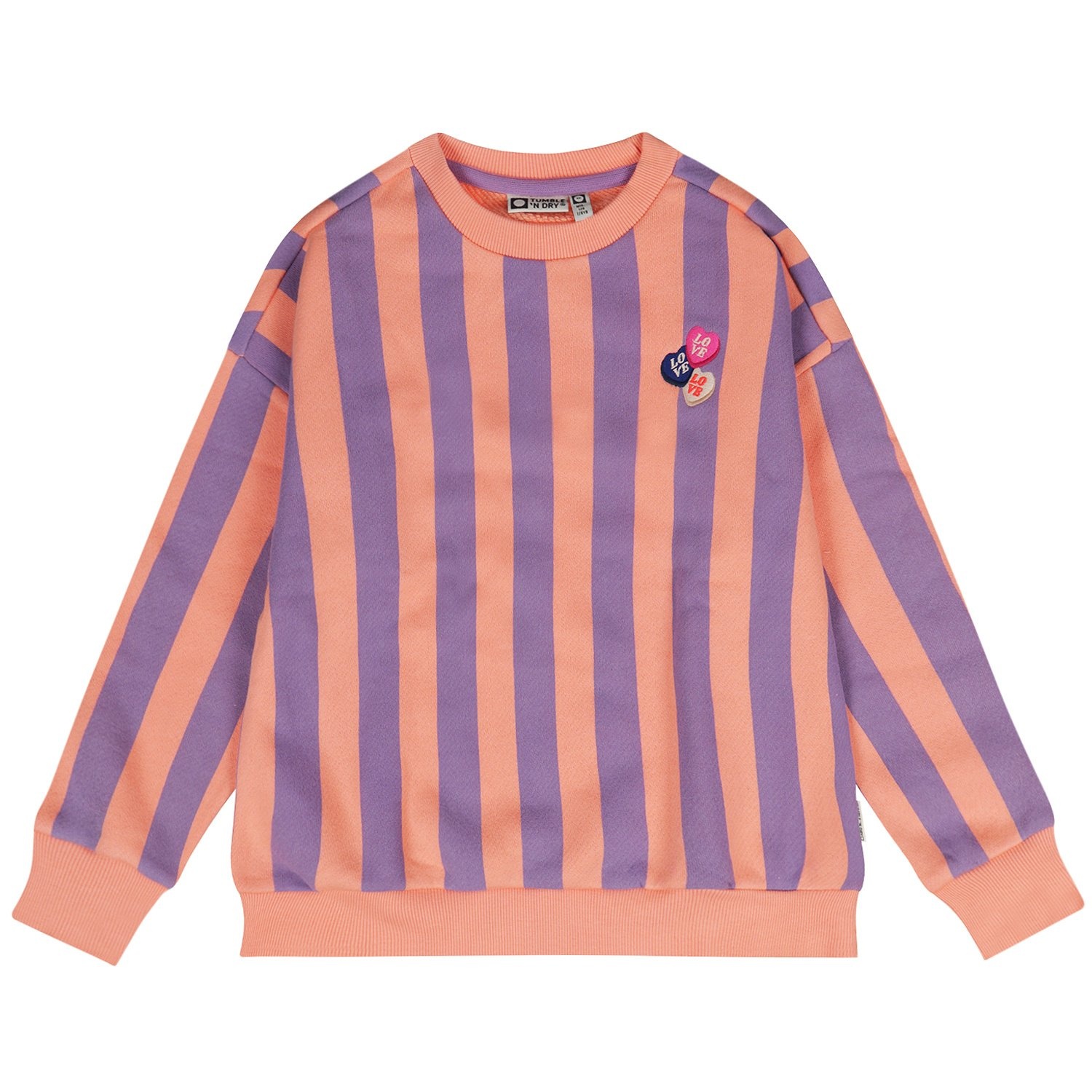 Tumble & Dry winter sweater meisjes - oranje/lila - Bellissimo afbeelding