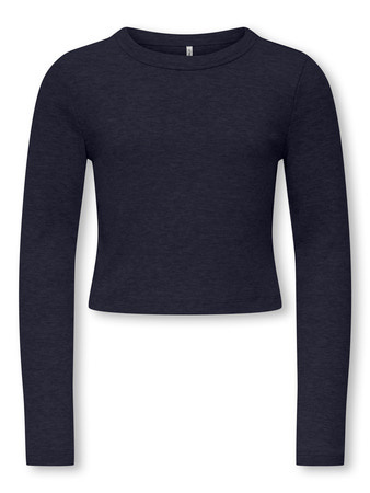 Kids ONLY winter top meisjes - blauw - KogBina - slim fit, longsleeve afbeelding