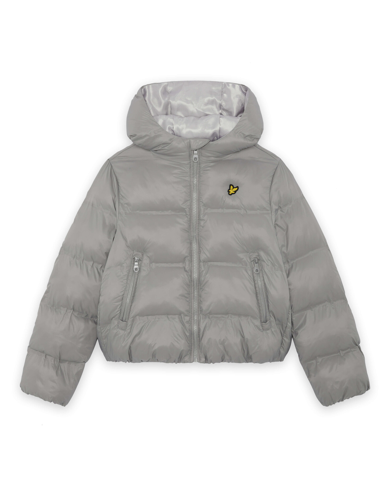 Lyle & Scott winter winterjas jongens - grijs - puffer, cropped afbeelding
