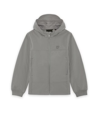 Lyle & Scott winter softshell jas jongens - grijs - Tonal Eagle