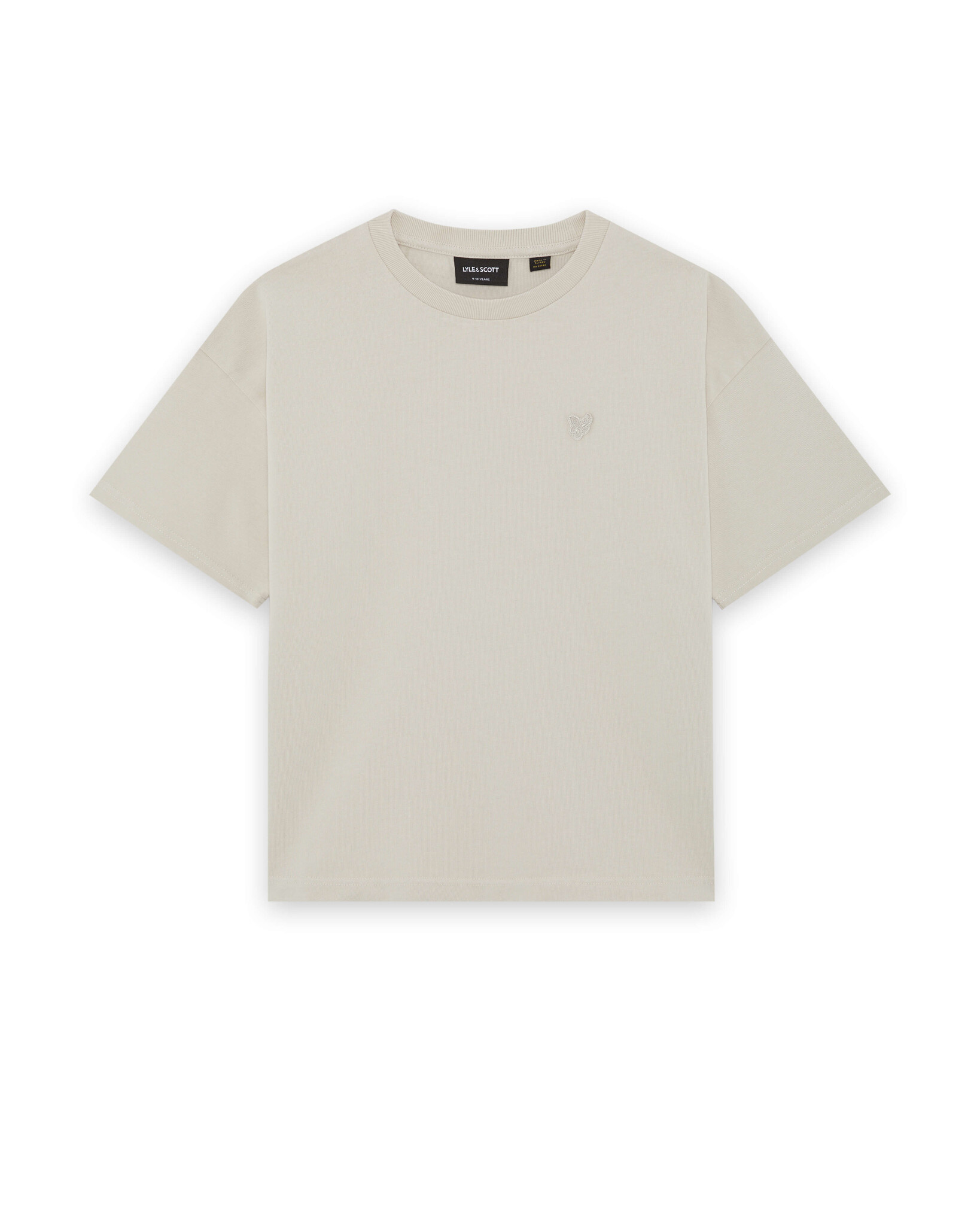 Lyle & Scott winter relaxed t-shirt jongens - beige afbeelding