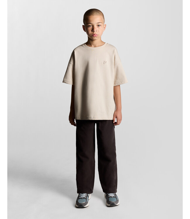 Lyle & Scott winter relaxed t-shirt jongens - beige