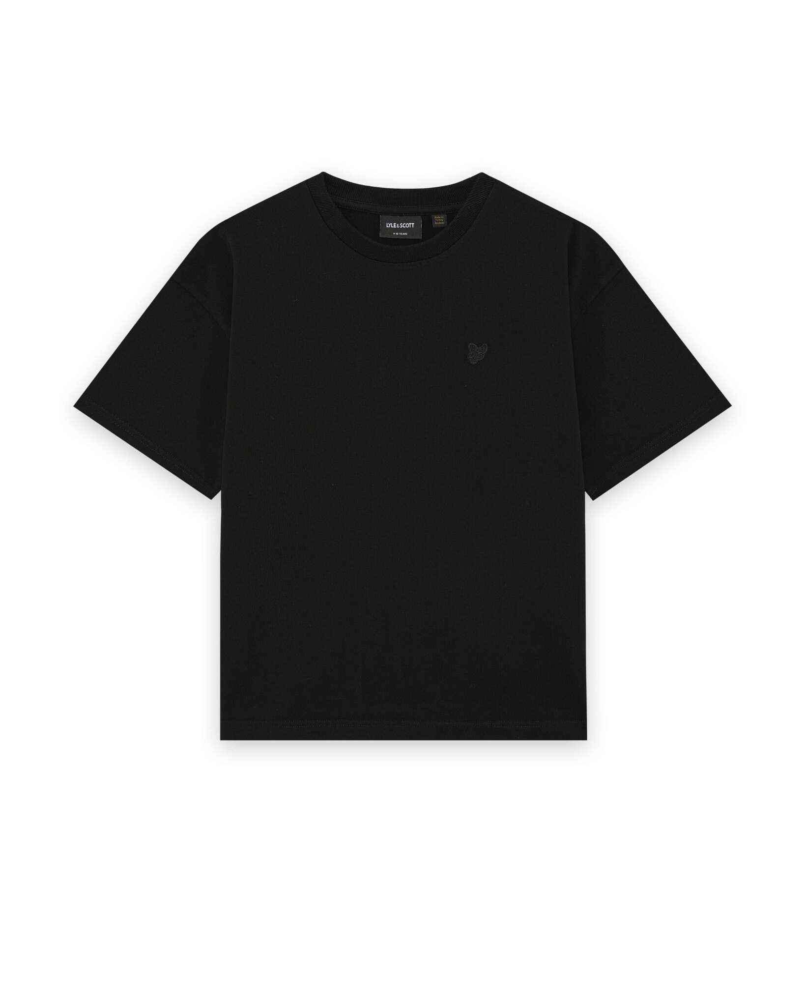 Lyle & Scott winter relaxed t-shirt jongens - zwart afbeelding