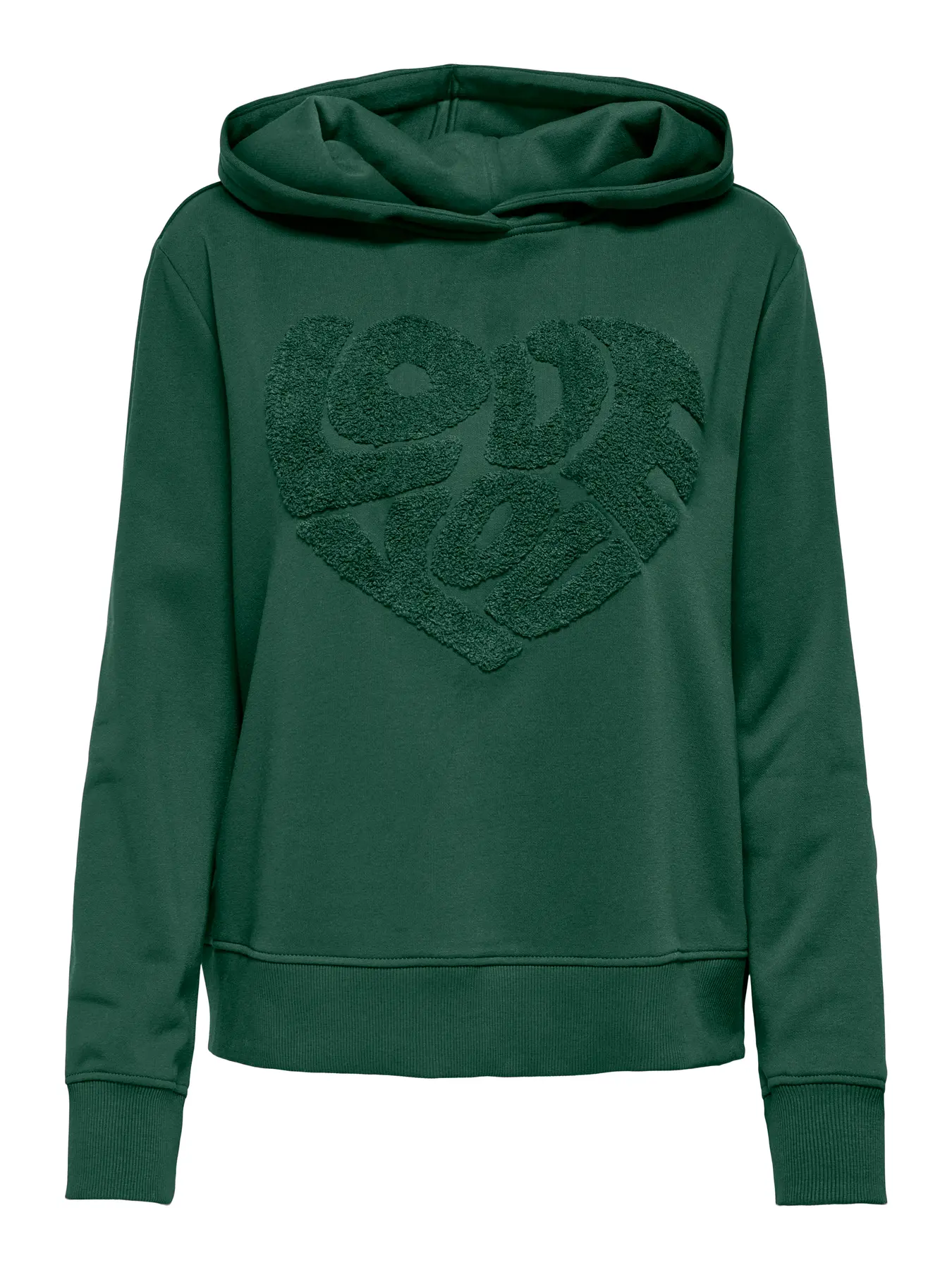 Kids ONLY winder hoodie meisjes - groen - KogLyna - regular fit afbeelding