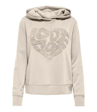 Kids ONLY winder hoodie meisjes - grijs - KogLyna - regular fit