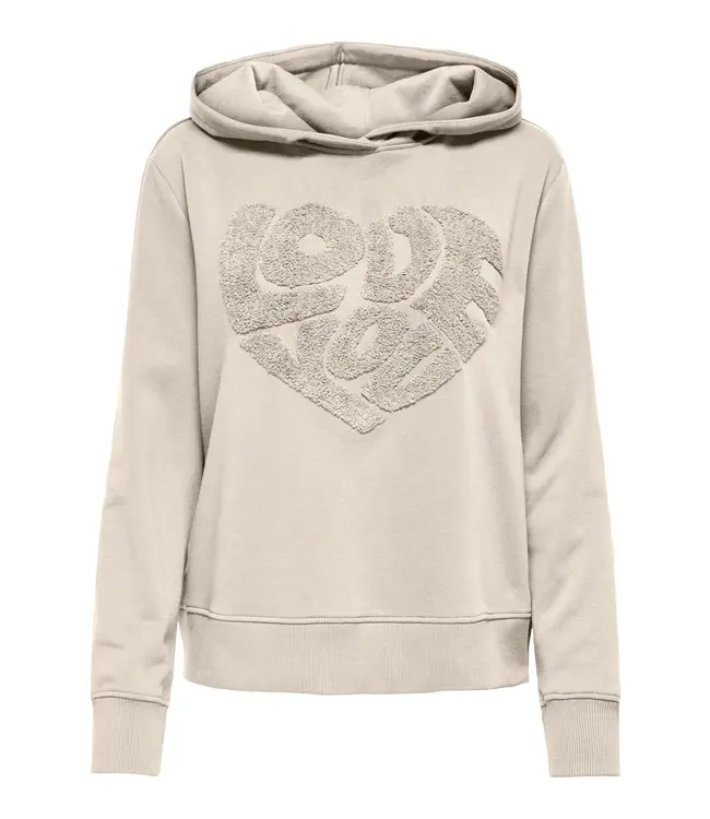 Kids ONLY winder hoodie meisjes - grijs - KogLyna - regular fit