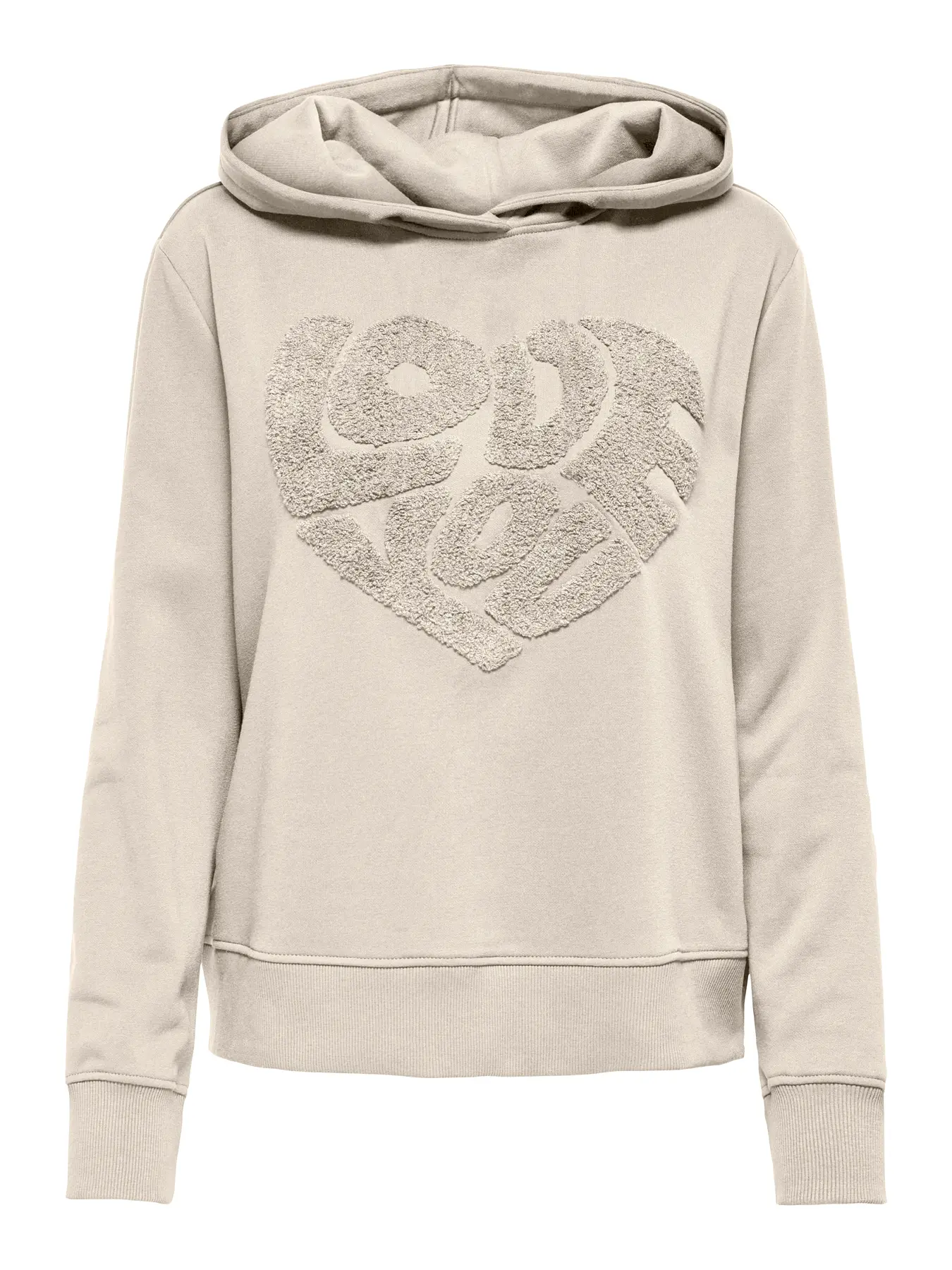 Kids ONLY winder hoodie meisjes - grijs - KogLyna - regular fit afbeelding
