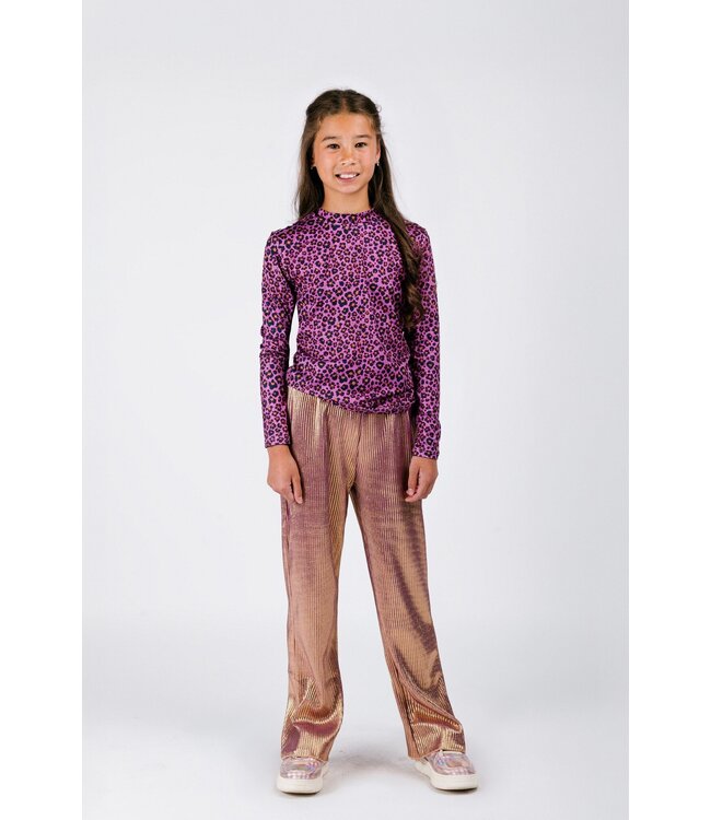 B.Nosy winter top meisjes - roze/paars - Toscha - print