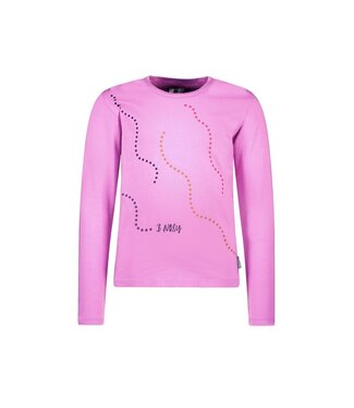 B.Nosy winter t-shirt meisjes - paars - Tiara - longsleeve