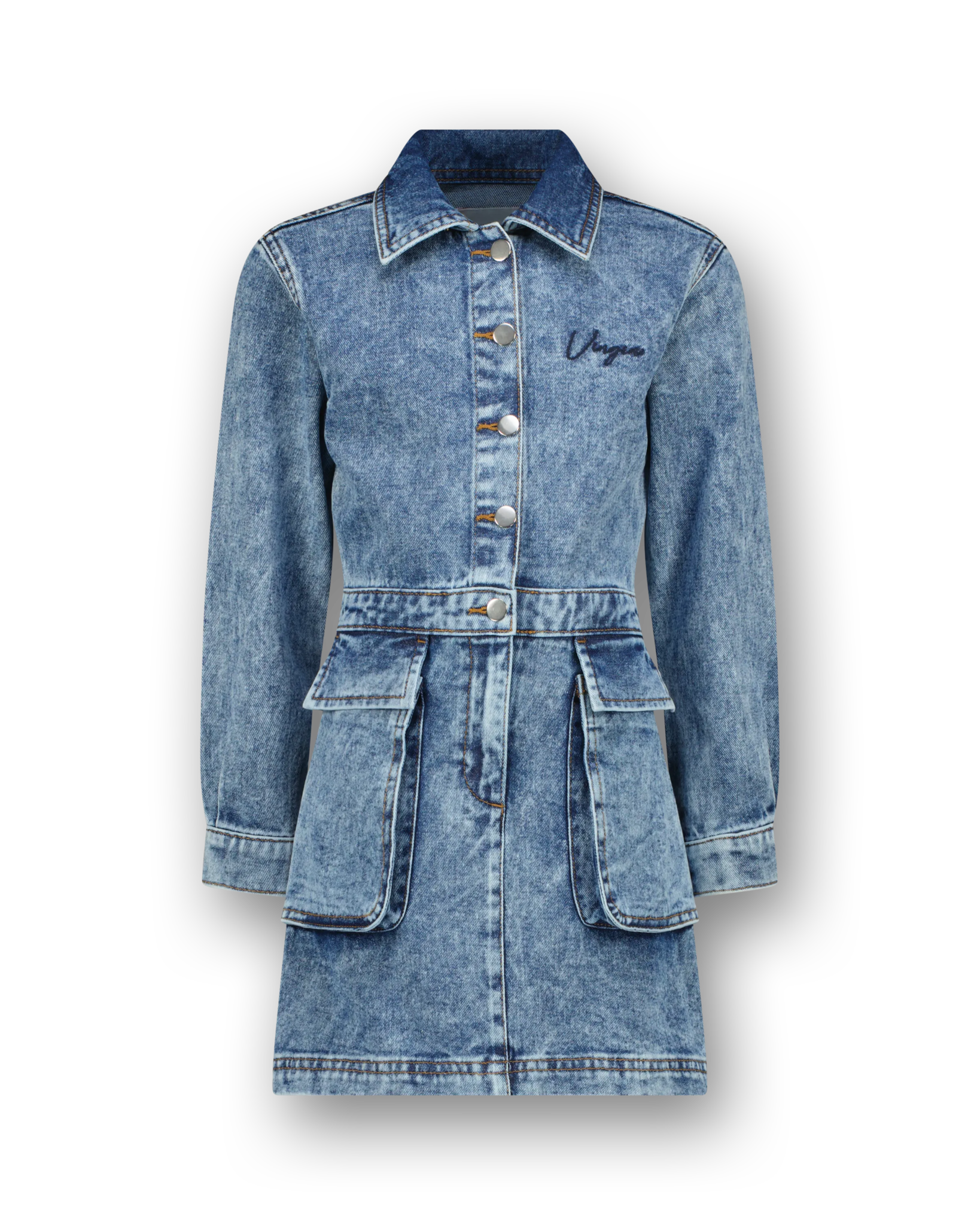 Vingino winter jurk meisjes - blauw - Pietra afbeelding