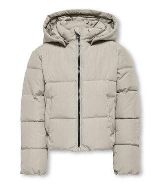 Kids ONLY winter winterjas meisjes - grijs - KogDolly - puffer