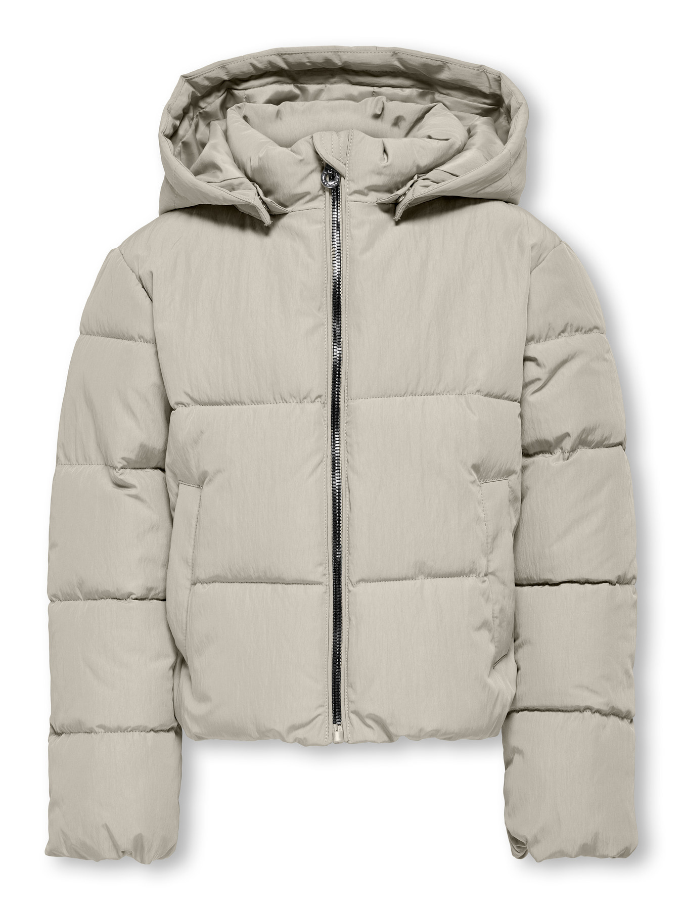 Kids ONLY winter winterjas meisjes - grijs - KogDolly - puffer afbeelding