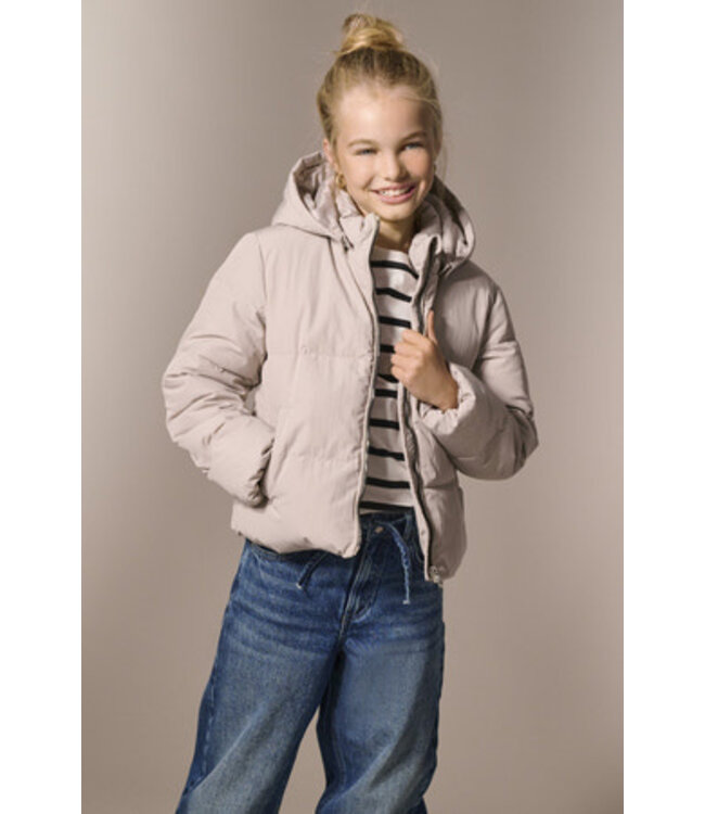 Kids ONLY winter winterjas meisjes - grijs - KogDolly - puffer