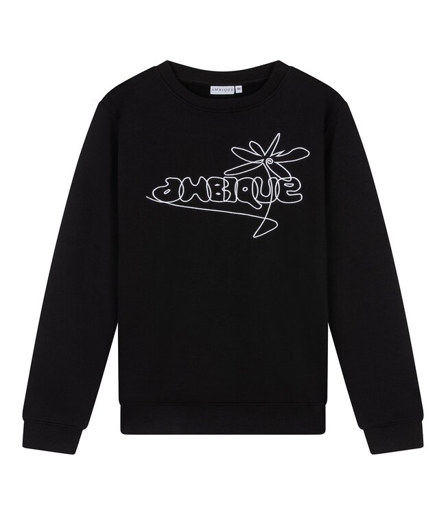 Ambique winter sweater jongens - Elliot - zwart