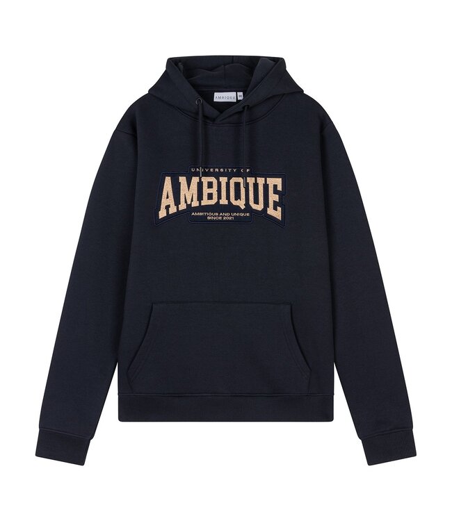Ambique winter hoodie jongens - Vincent - navy blauw