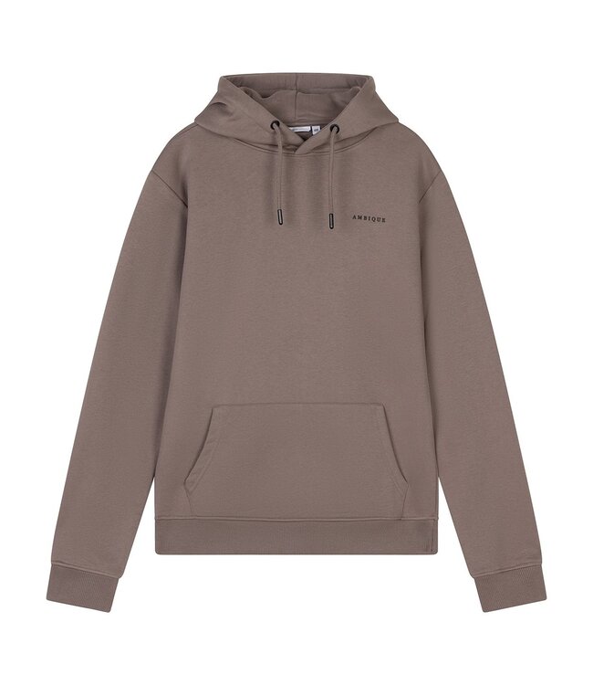 Ambique winter hoodie jongens - Nick - taupe