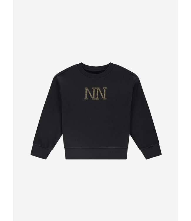 Nik&Nik winter sweater meisjes - zwart - Stud