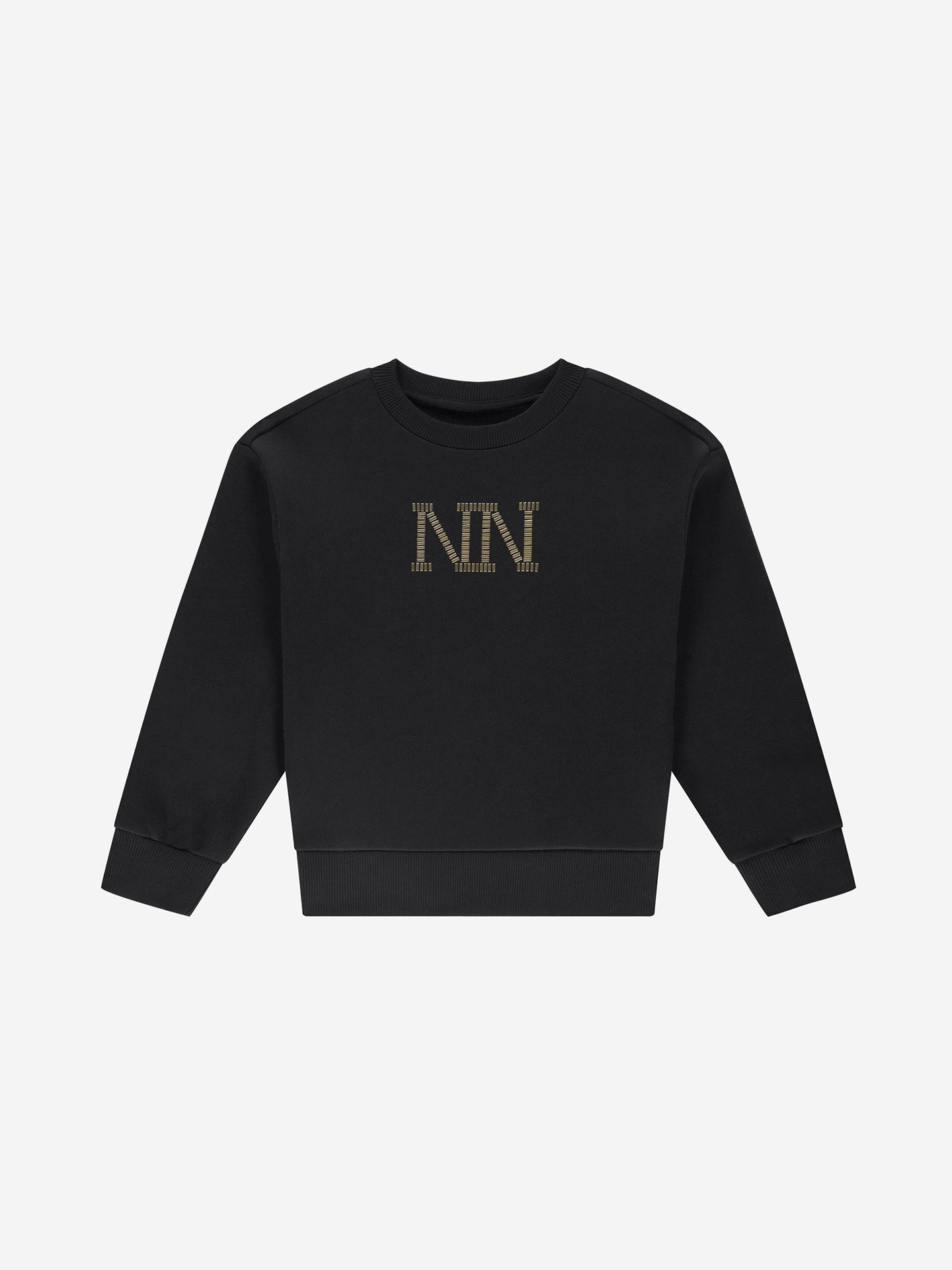 Nik&Nik winter sweater meisjes - zwart - Stud afbeelding