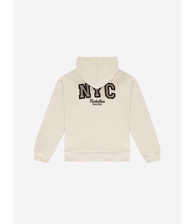 Nik&Nik winter hoodie meisjes - zand - Novan