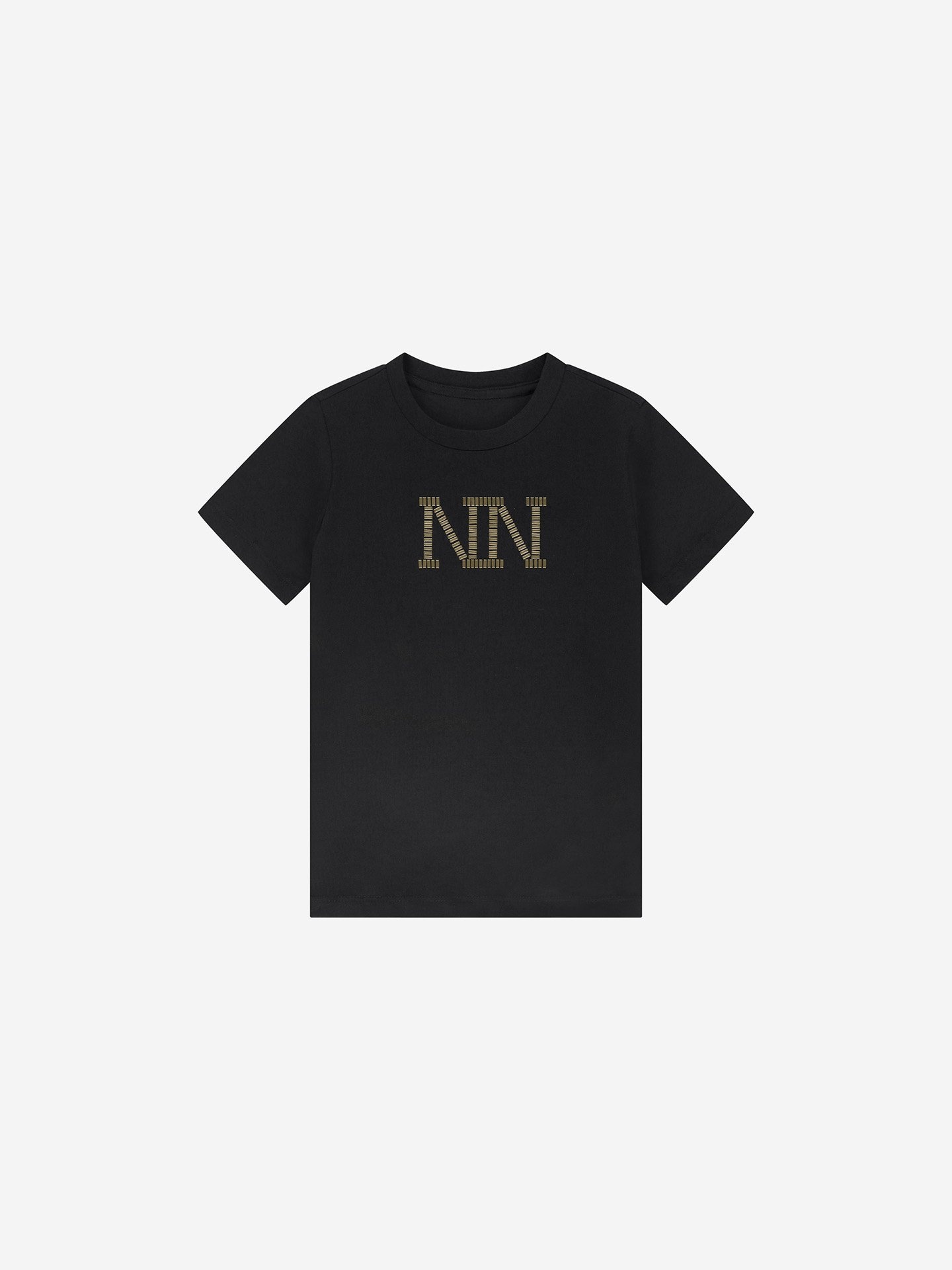 Nik&Nik winter t-shirt meisjes - zwart - Stud afbeelding
