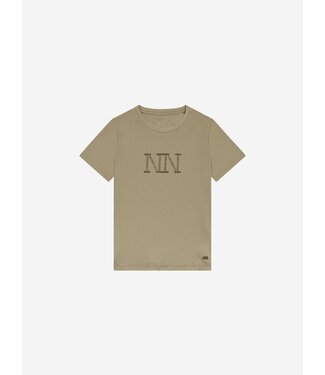 Nik&Nik winter t-shirt meisjes - groen - Stud