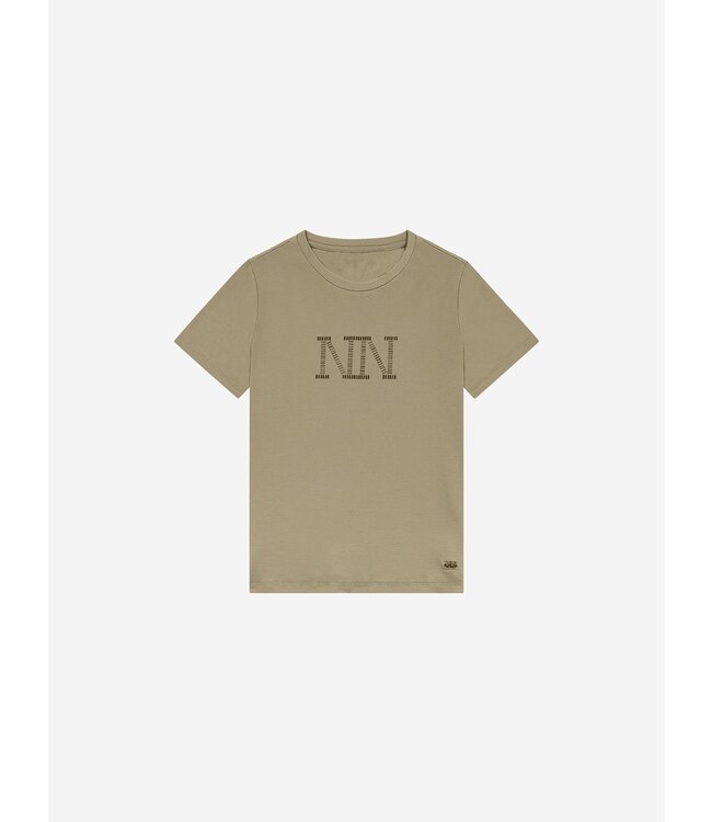 Nik&Nik winter t-shirt meisjes - groen - Stud