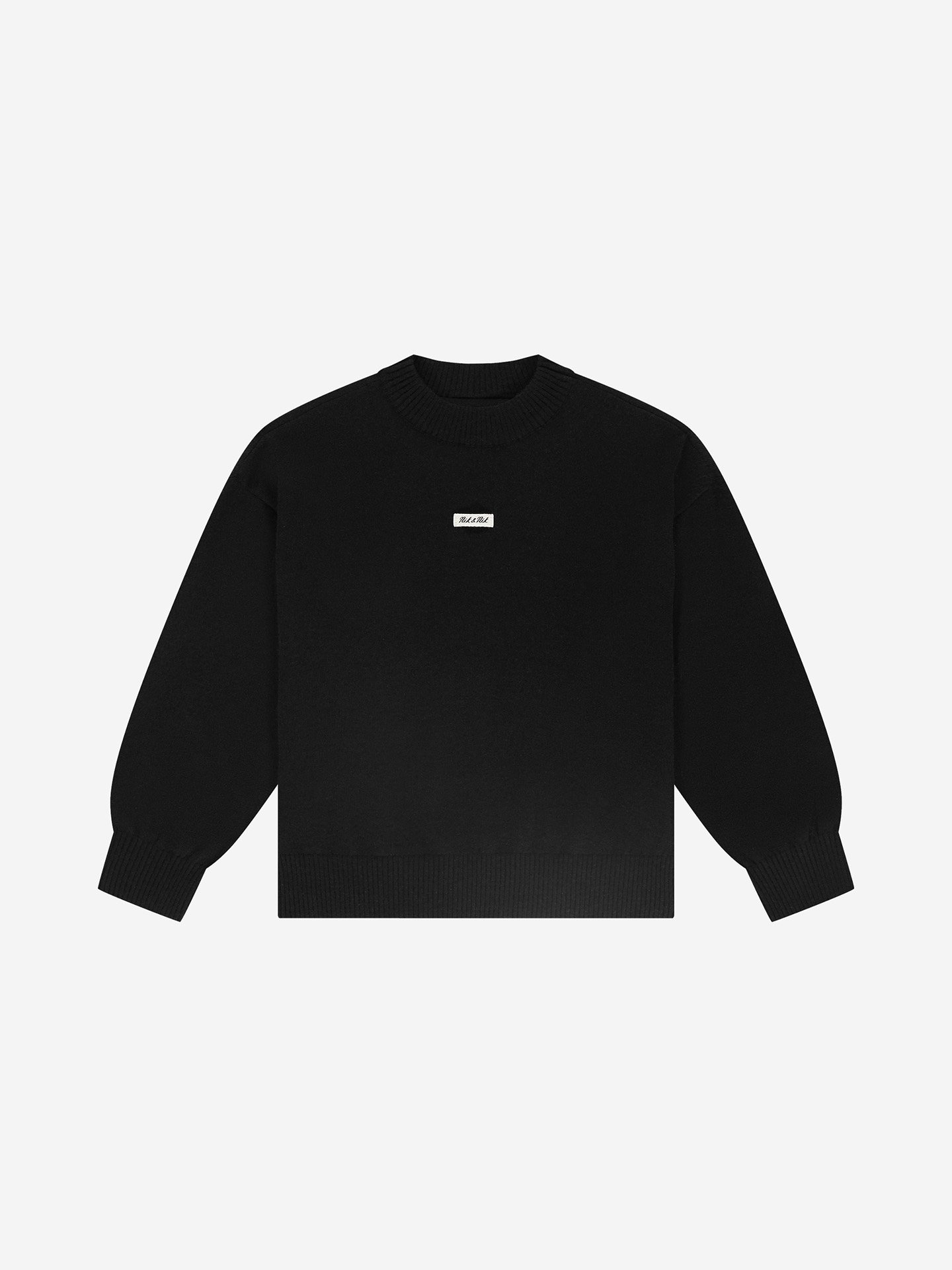Nik&Nik winter sweater meisjes - zwart - Lis afbeelding