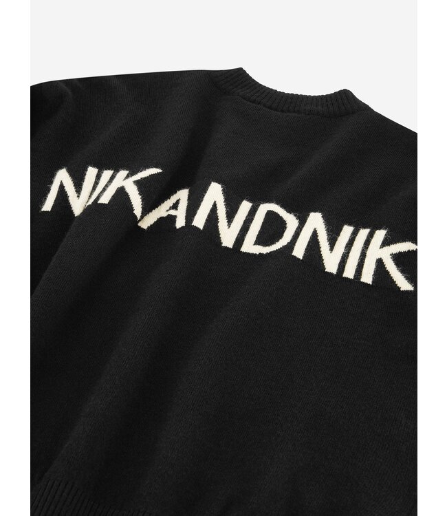Nik&Nik winter sweater meisjes - zwart - Lis
