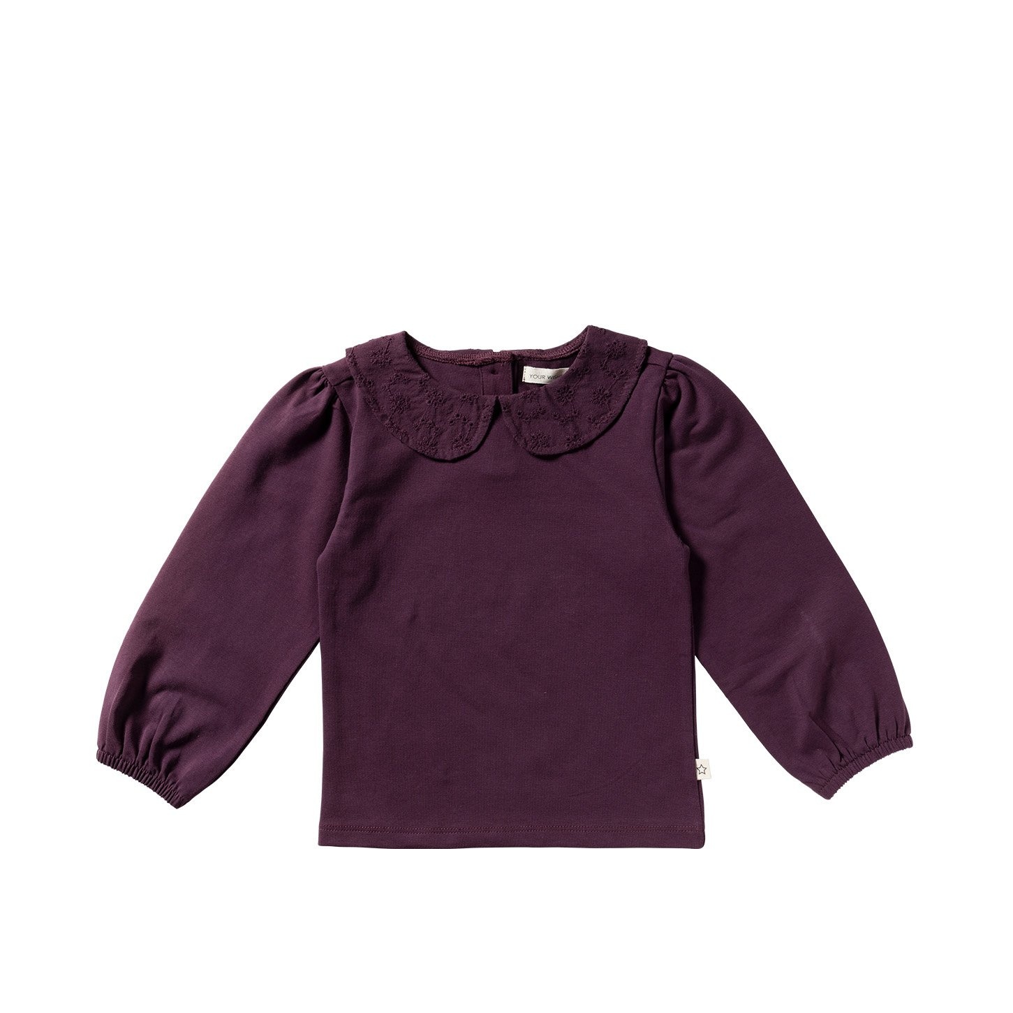 Your wishes winter t-shirt meisjes - paars - longsleeve, jersey afbeelding