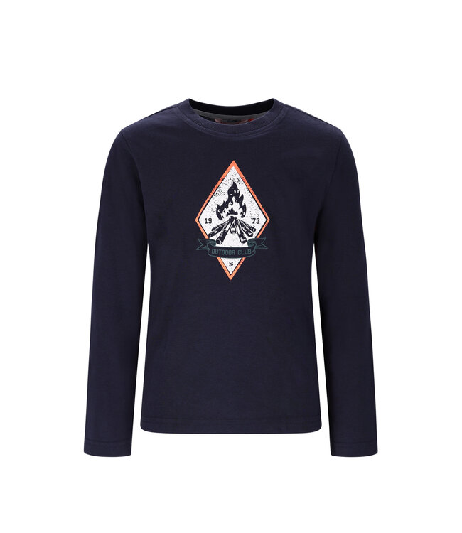 Tygo & Vito winter t-shirt jongens - navy blauw - Mason - longsleeve