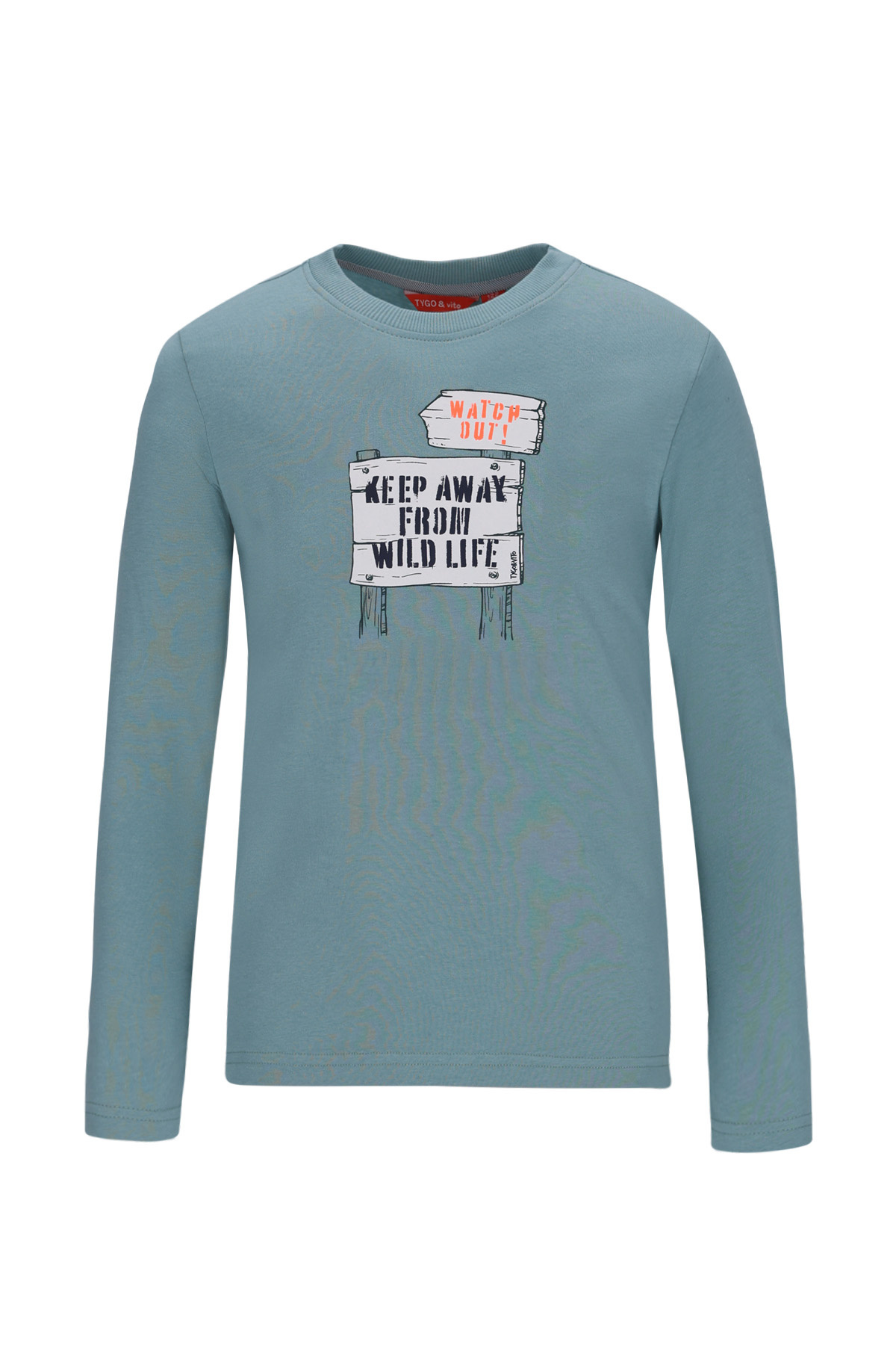 Tygo & Vito winter t-shirt jongens - blauw - Max - longsleeve afbeelding