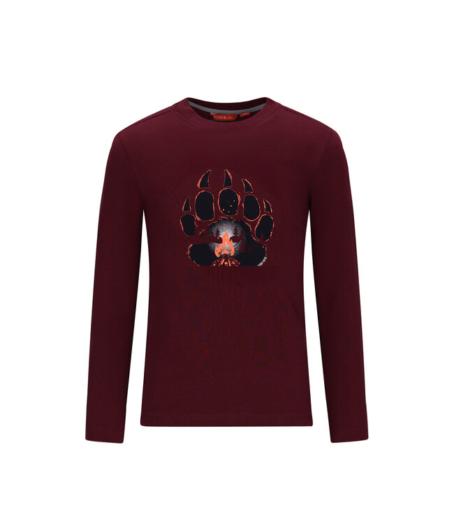Tygo & Vito winter t-shirt jongens - bordeaux rood - Max - longsleeve