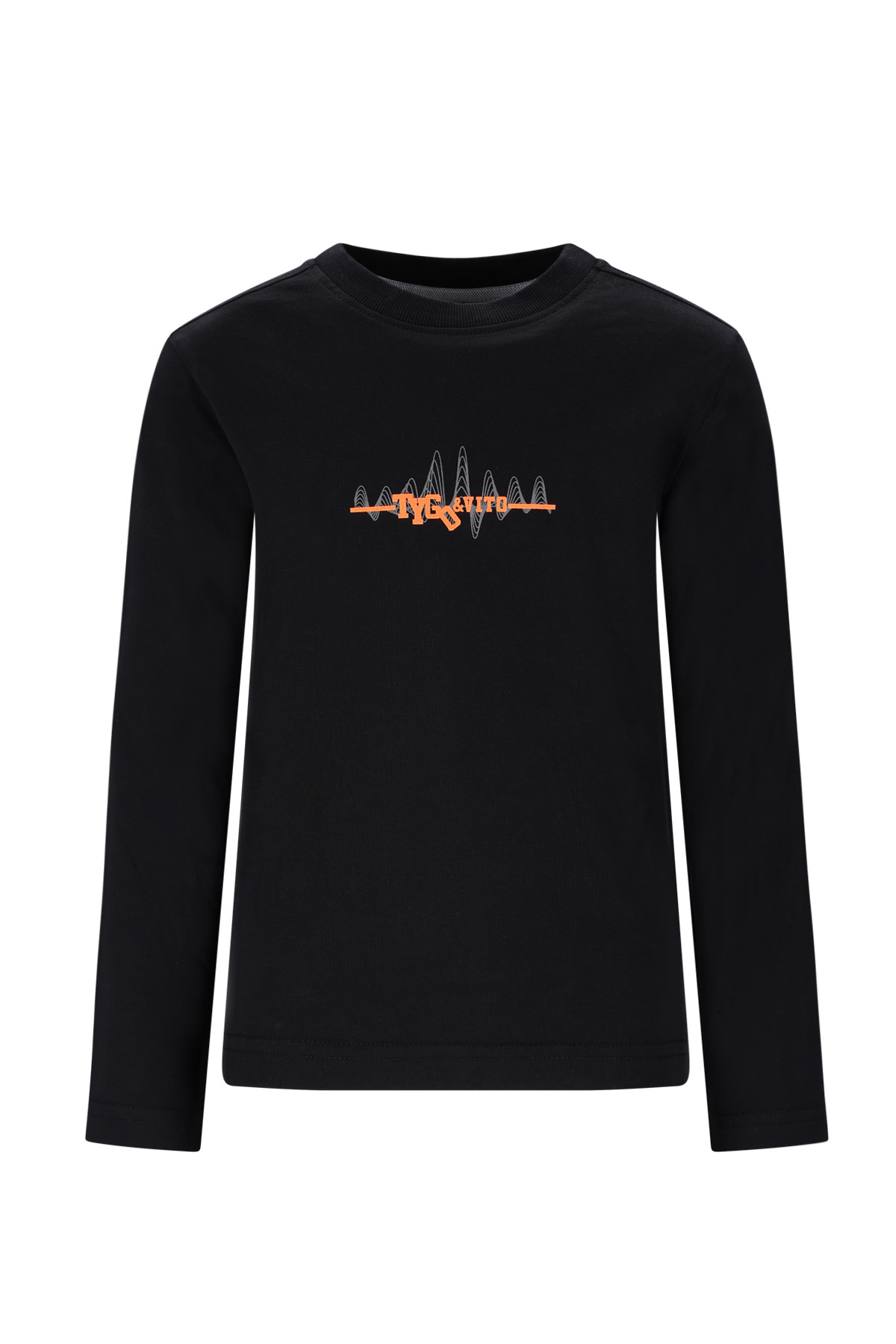 Tygo & Vito winter t-shirt jongens - zwart - Mees - longsleeve afbeelding