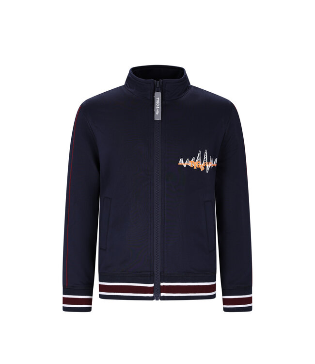 Tygo & Vito winter trainingsvest jongens - navy blauw - Vigo