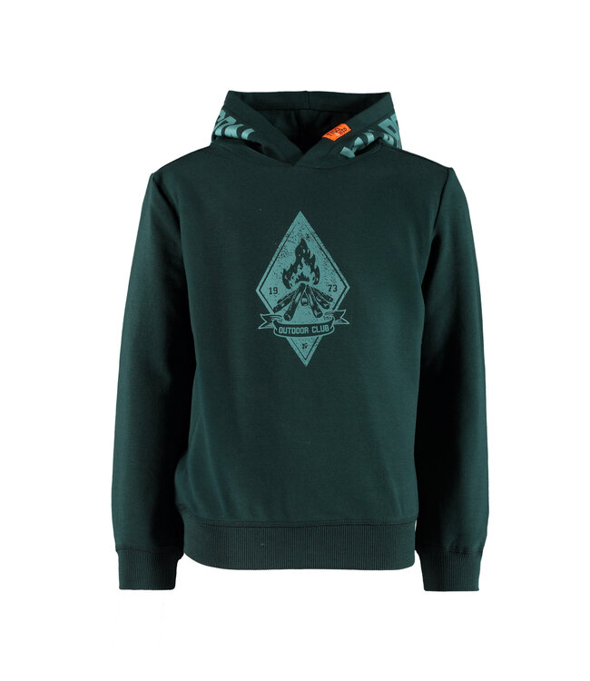 Tygo & Vito winter hoodie jongens - groen - Hobie