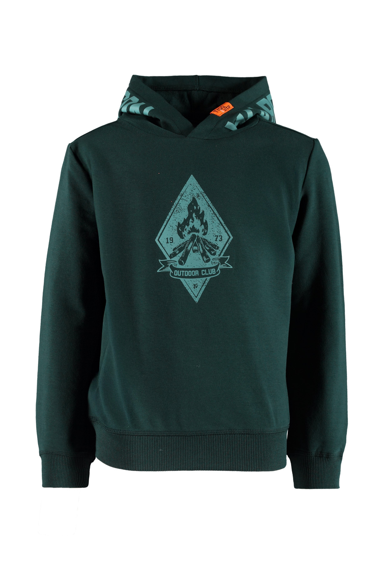 Tygo & Vito winter hoodie jongens - groen - Hobie afbeelding