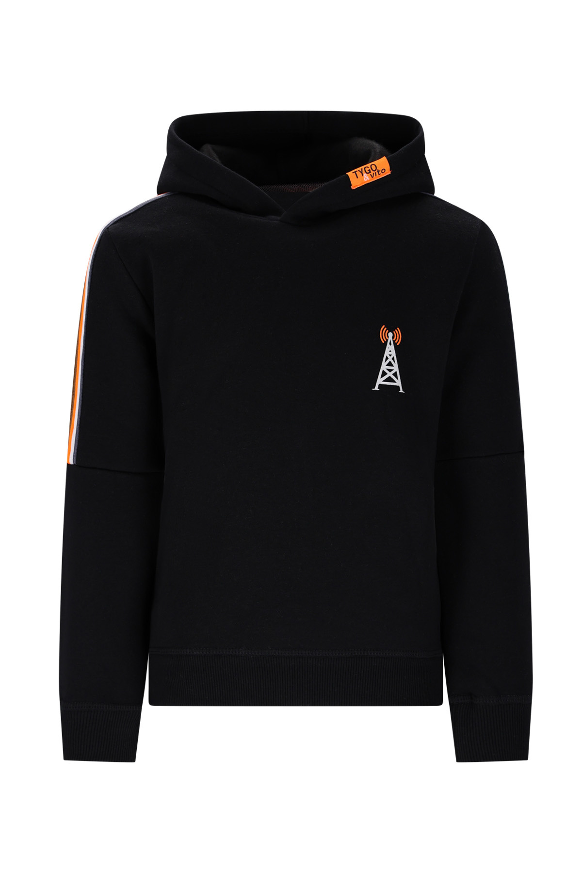 Tygo & Vito winter hoodie jongens - zwart - Hero afbeelding