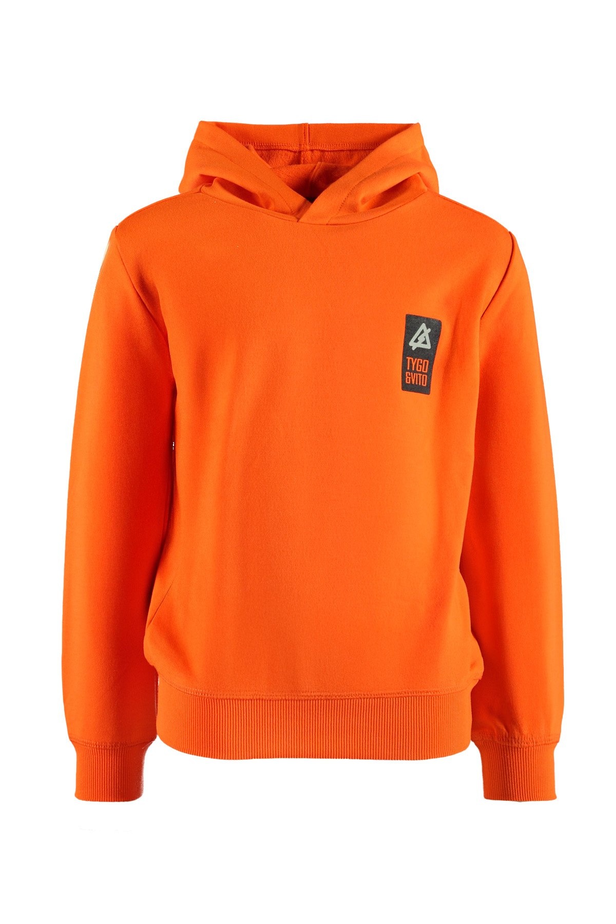 Tygo & Vito winter hoodie jongens - oranje - Henk afbeelding