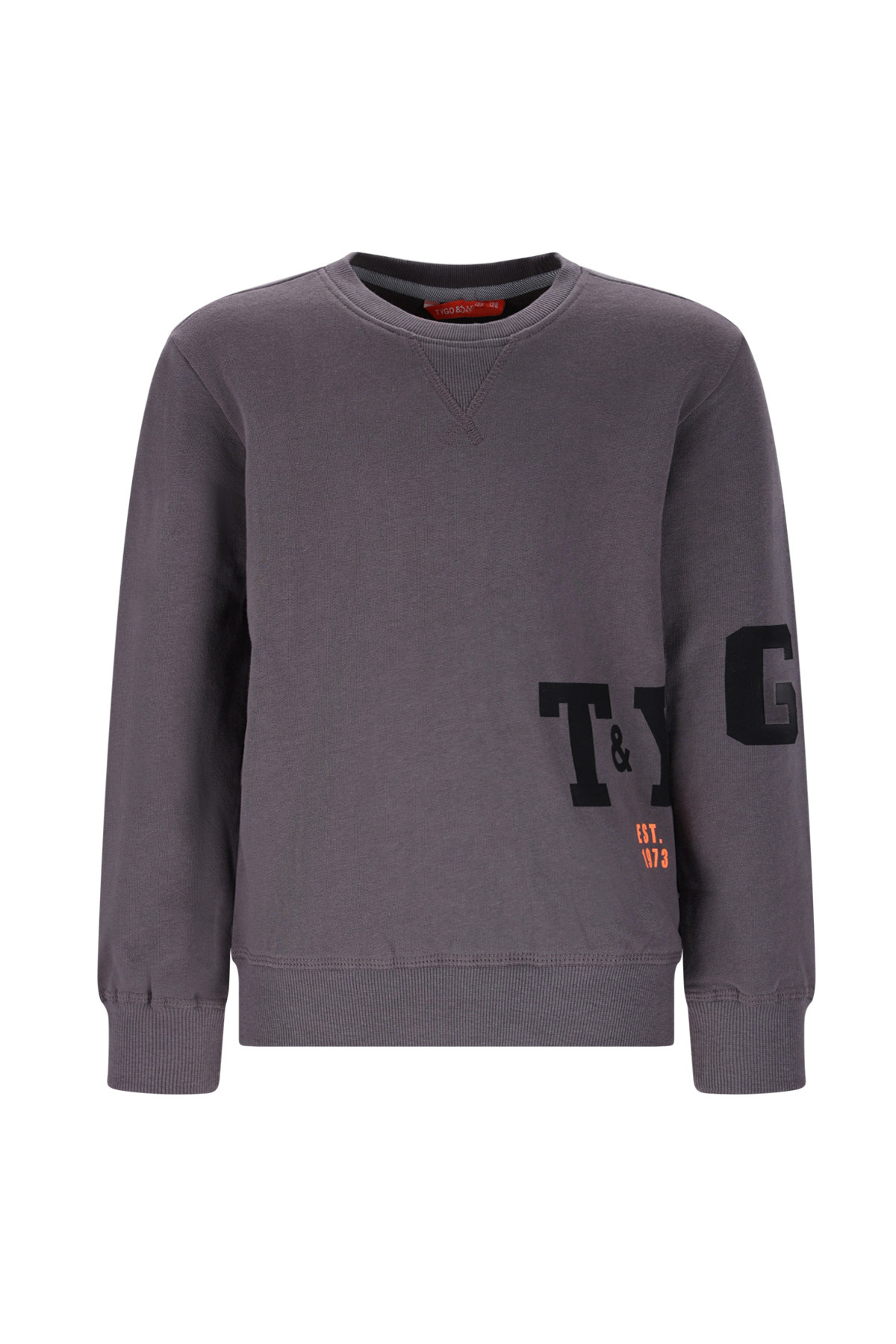 Tygo & Vito winter sweater jongens - grijs - Siebe afbeelding