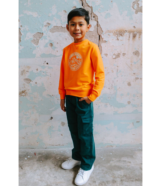 Tygo & Vito winter sweater jongens - oranje - Sem
